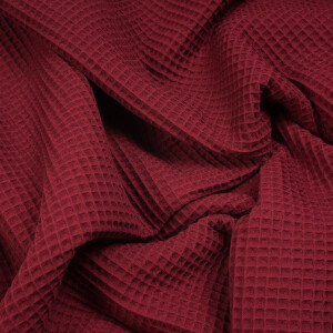 WAFFLE BASIC MERLOT RED