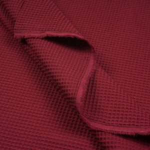 WAFFLE BASIC MERLOT RED