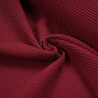WAFFLE BASIC MERLOT RED