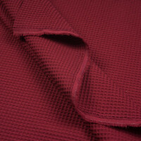WAFFLE BASIC MERLOT RED