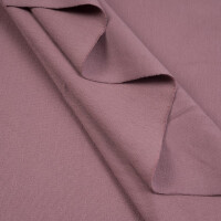 ORGANIC FRENCH TERRY BASIC OLD PURPLE