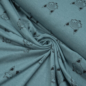 JERSEY FOX BLUE MELANGE