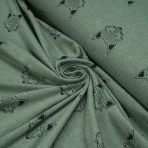 JERSEY FOX GREEN MELANGE