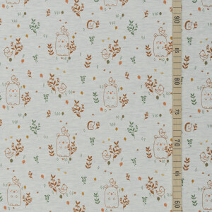 JERSEY LOVELY BEAR ECRU MELANGE