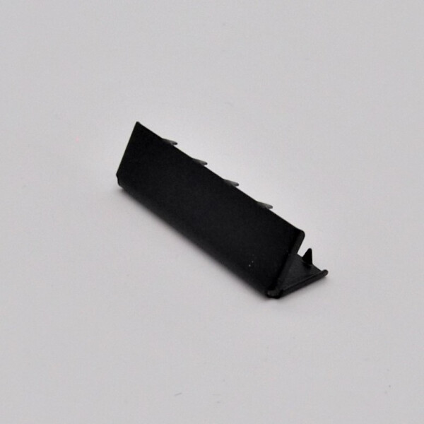 METAL WEBBING END CLIP 40 BLACK