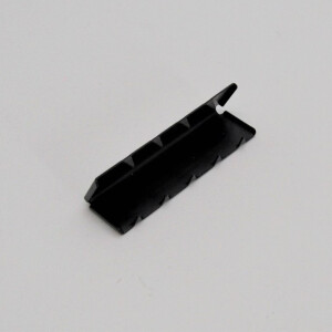 METAL WEBBING END CLIP 40 BLACK