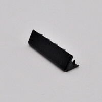 METAL WEBBING END CLIP 40 BLACK