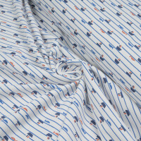 JERSEY BOAT AND STRIPES WHITE