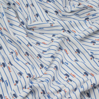 JERSEY BOAT AND STRIPES WHITE