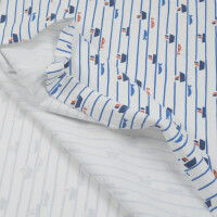 JERSEY BOAT AND STRIPES WHITE