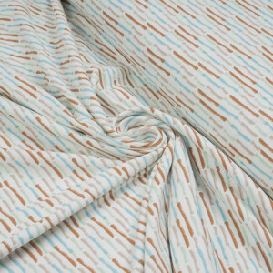 JERSEY CRAYON STRIPES DUSTY MINT