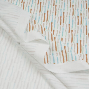 JERSEY CRAYON STRIPES DUSTY MINT