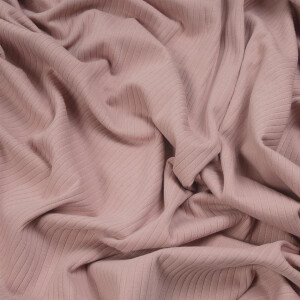 MEDIUM RIB JERSEY DUSTY BLOSSOM