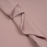 MEDIUM RIB JERSEY DUSTY BLOSSOM