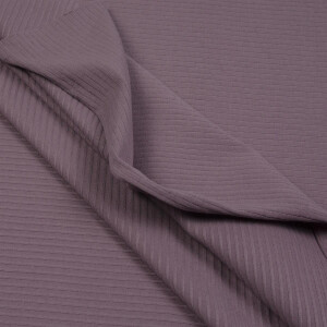 MEDIUM RIB JERSEY DARK LILAC