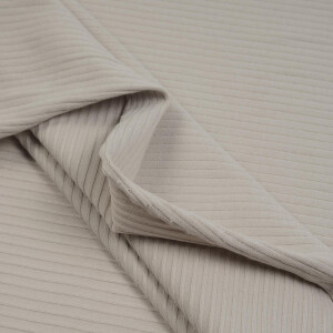 MEDIUM RIB JERSEY SAND