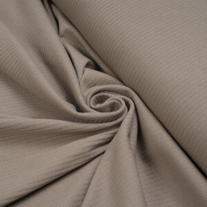 MEDIUM RIB JERSEY TAUPE