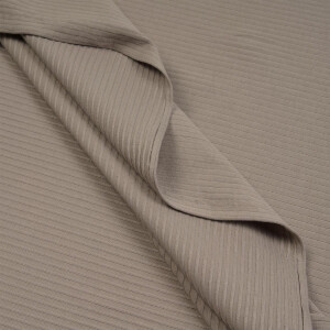 MEDIUM RIB JERSEY TAUPE