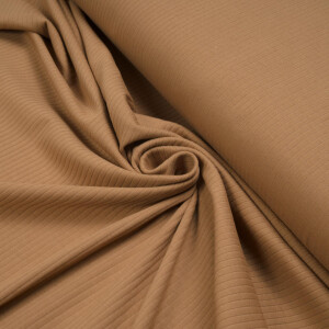 MEDIUM RIB JERSEY CARAMEL