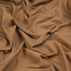MEDIUM RIB JERSEY CARAMEL