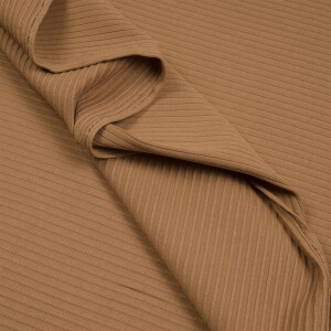 MEDIUM RIB JERSEY CARAMEL