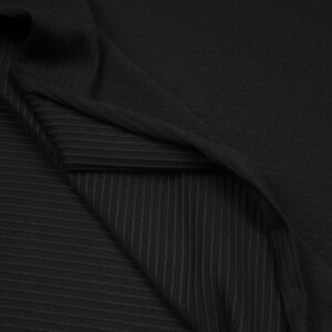 MEDIUM RIB JERSEY BLACK