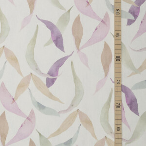 CANVAS LEAVES PURPLE
