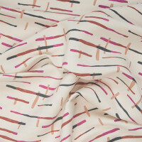 VISCOSE LINEN BLEND LOOM OFFWHITE