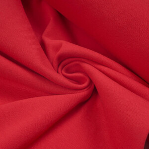 ORGANIC RIB 1X1 RUBY RED