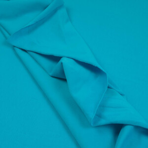 ORGANIC JERSEY BASIC CYAN