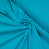 ORGANIC JERSEY BASIC CYAN