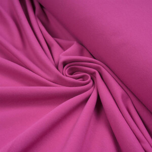 ORGANIC FRENCH TERRY BASIC BRIGHT FUCHSIA
