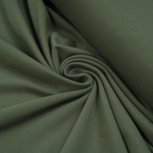 ORGANIC FRENCH TERRY BASIC DUSTY OLIVE