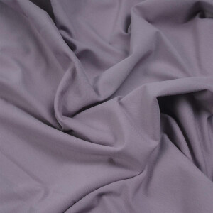 ORGANIC FRENCH TERRY BASIC DUSTY VIOLET