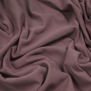 ORGANIC FRENCH TERRY BASIC DARK MAUVE