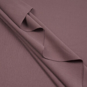 ORGANIC FRENCH TERRY BASIC DARK MAUVE