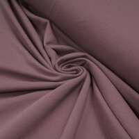 ORGANIC FRENCH TERRY BASIC DARK MAUVE