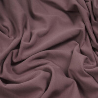 ORGANIC FRENCH TERRY BASIC DARK MAUVE