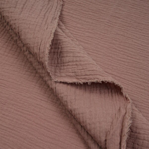 ORGANIC DOUBLE GAUZE BASIC ROSEWOOD