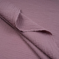 ORGANIC DOUBLE GAUZE BASIC LIGHT MAUVE
