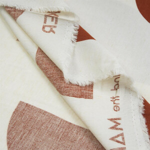 VISCOSE/LINEN NOIL CIRCLE CIRCUS SIENNA