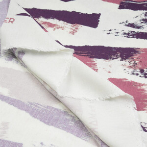 VISCOSE/LINEN NOIL ODA BRUSH PLUM/ROSEWOOD