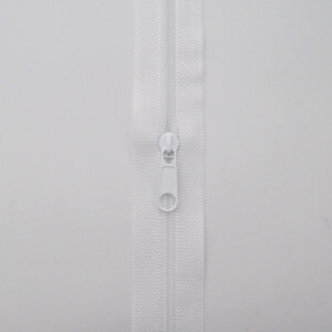 ENDLESS SPIRAL ZIPPER 3MM WHITE