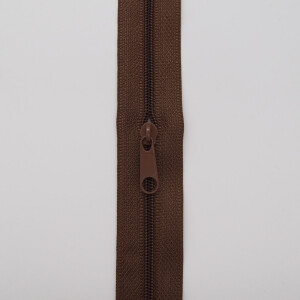 ENDLESS SPIRAL ZIPPER 3MM WALNUT BROWN