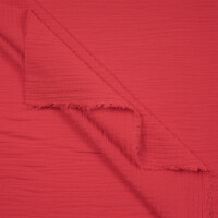 ORGANIC DOUBLE GAUZE BASIC LIPSTICK RED