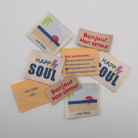 WOVEN LABEL SET SELFCARE IS POWER (8pc)