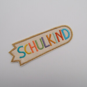 EMBROIDERED PATCH SCHULKIND ECRU