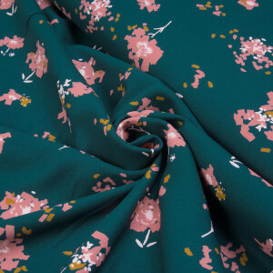 VISCOSE CREPE OCELLA DARK LAGOON