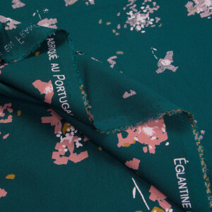 VISCOSE CREPE OCELLA DARK LAGOON