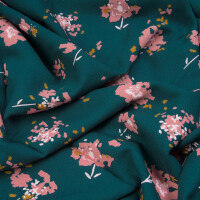VISCOSE CREPE OCELLA DARK LAGOON
